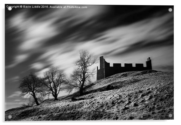 Hume Castle IR  Acrylic by Gavin Liddle