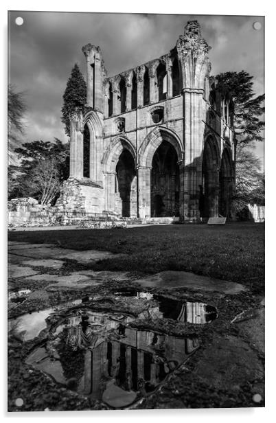 Dryburgh Abbey, Scottish Borders Acrylic by Gavin Liddle