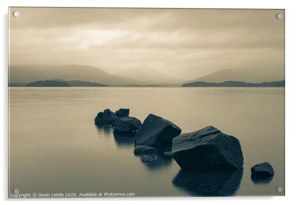 Loch Lomond Acrylic by Gavin Liddle