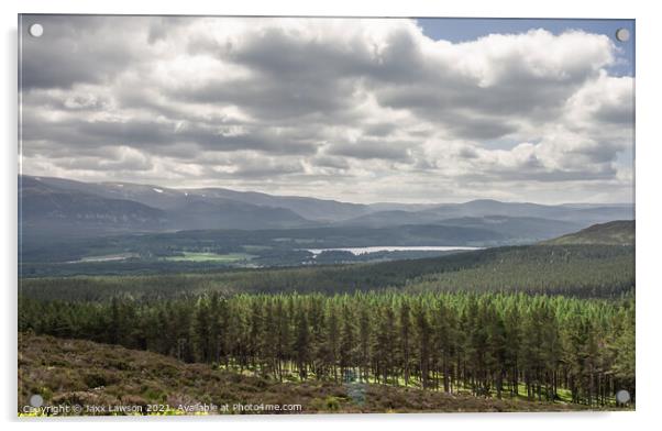 Loch Insh & The Cairngorms Acrylic by Jaxx Lawson