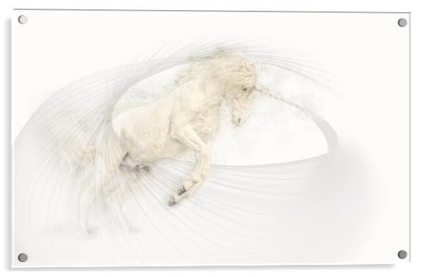 Magical unicorn Acrylic by Jaxx Lawson
