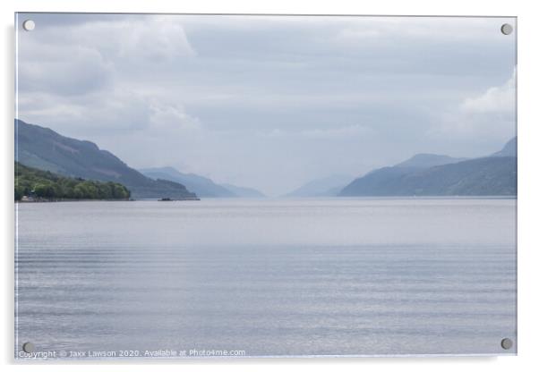 Loch Ness from Dores Acrylic by Jaxx Lawson