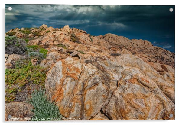 Yallingup Canal Rocks in Western Australia Acrylic by Frank Bach