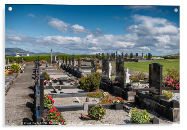 Graveyard in Killadoon county Mayo, Ireland Acrylic by Frank Bach
