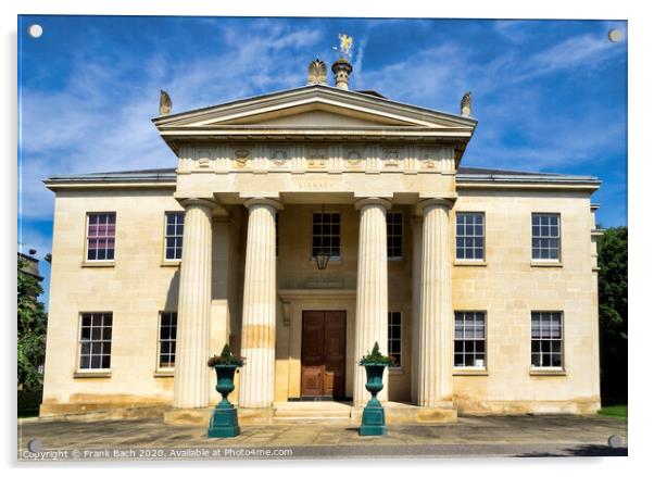 Downing college in Cambridge, UK Acrylic by Frank Bach