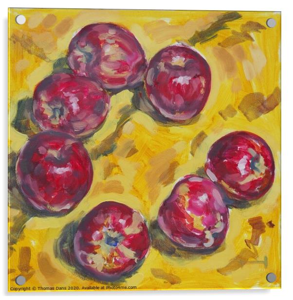 Apple Time, Image of Oil Painting Acrylic by Thomas Dans