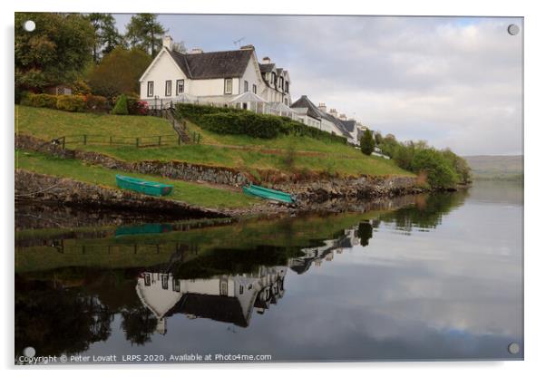 Portsonachan Hotel, Loch Awe Acrylic by Peter Lovatt  LRPS