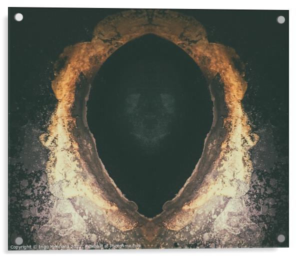 Skull face Acrylic by Ingo Menhard