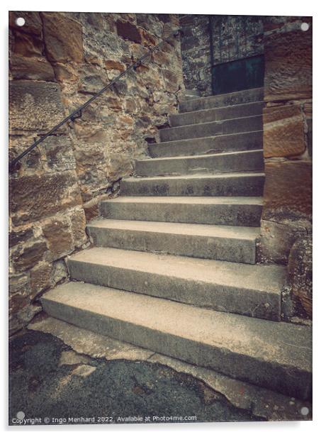 Stairway to nowhere Acrylic by Ingo Menhard