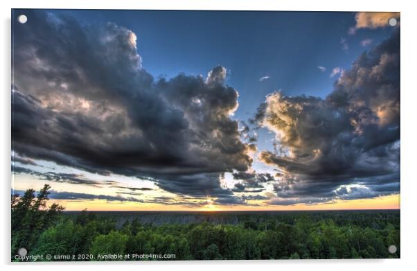 Sky cloud Acrylic by samu z