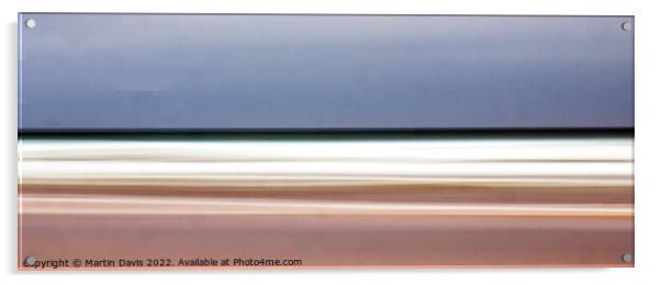 Horizon over Sand Acrylic by Martin Davis