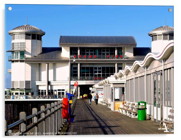 The Grand Pier, Weston Super Mare. Acrylic by john hill