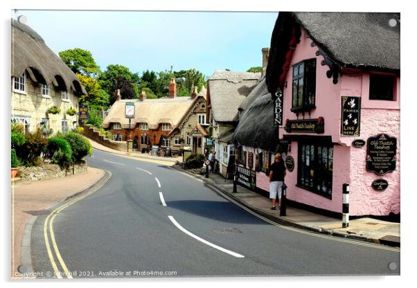 Old Shanklin, Isle of Wight, UK. Acrylic by john hill