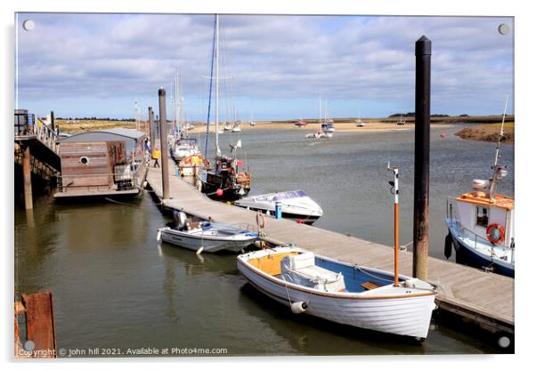 Wells-next-the-sea, Norfolk, UK. Acrylic by john hill