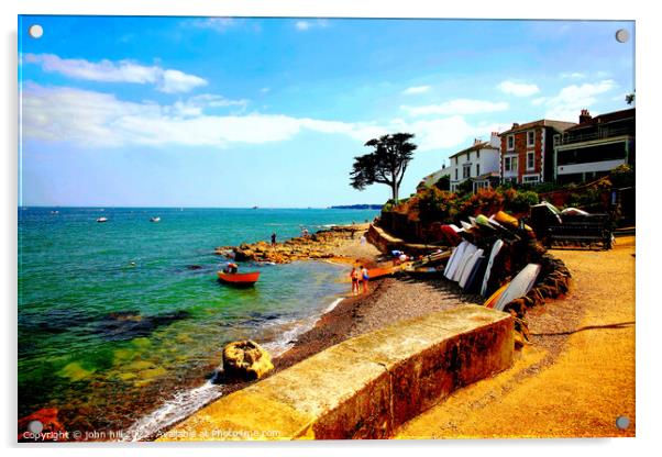 Seaview, Isle of Wight. Acrylic by john hill