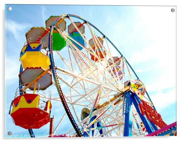 The Enchanting Ferris Wheel Acrylic by john hill