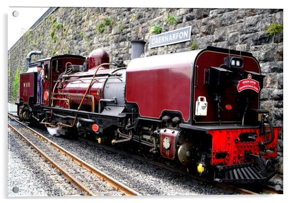 Enchanting NG130 Garratt Engine's Welsh Voyage Acrylic by john hill