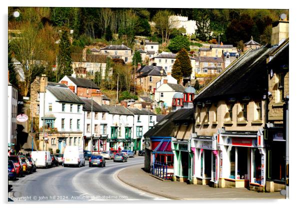 Matlock Bath Derbyshire Acrylic by john hill