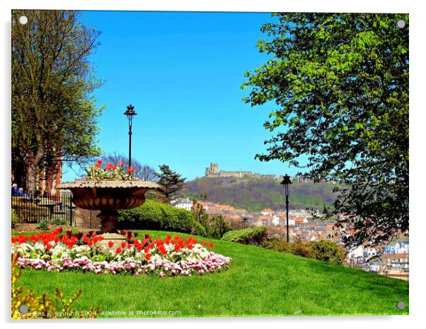 Scarborough, North Yorkshire. Acrylic by john hill