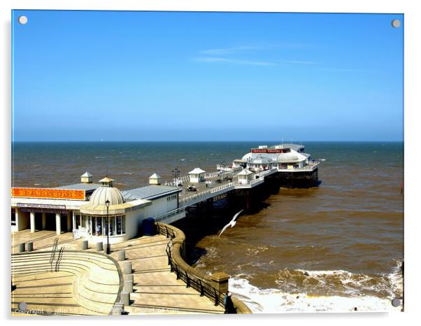 Cromer Pier. Acrylic by john hill