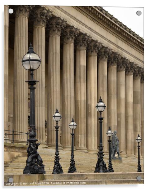St George's Hall in Liverpool Acrylic by Bernard Rose Photography