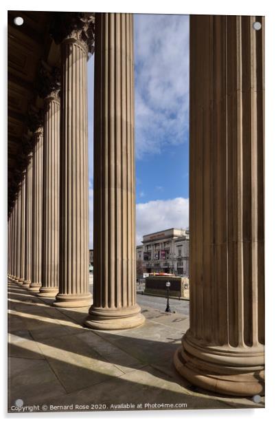 St George's Hall Liverpool Acrylic by Bernard Rose Photography