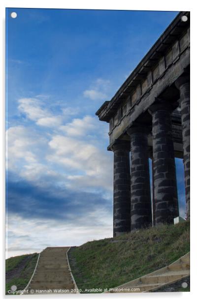 Penshaw Monument Acrylic by Hannah Watson