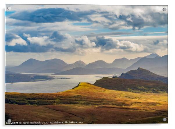 Isle of Skye Acrylic by Karol Kozlowski