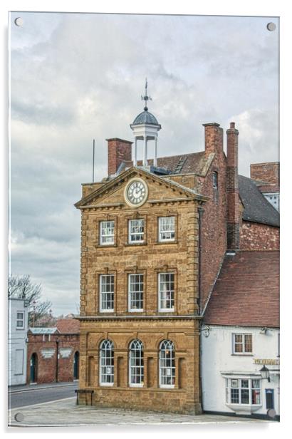 Historical Charm: Daventry's Moot Hall Acrylic by Helkoryo Photography