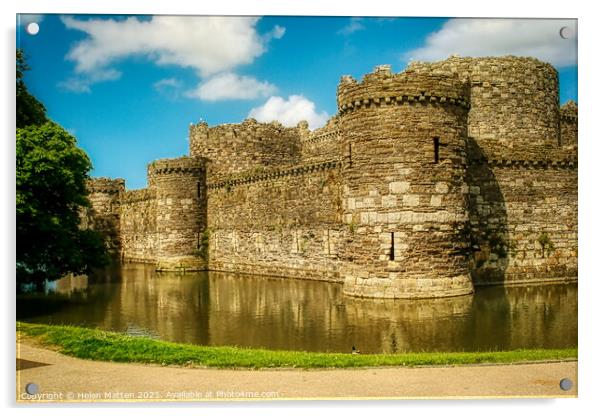 Beaumaris Castle 1 Acrylic by Helkoryo Photography