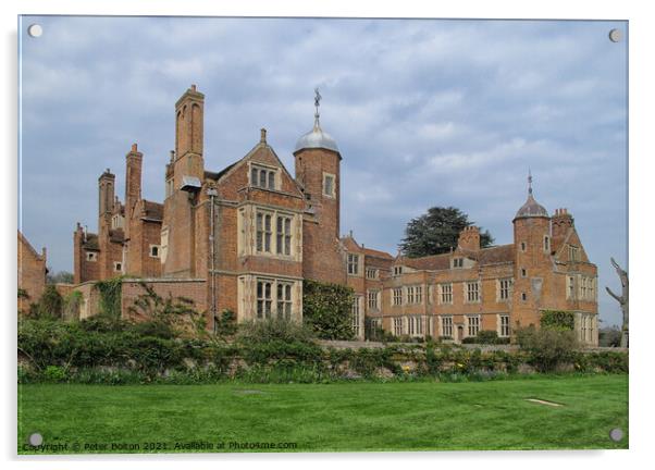 Kentwell Hall, Long Melford, Suffolk, UK Acrylic by Peter Bolton