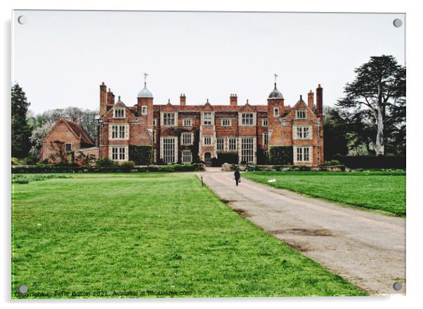 Kentwell Hall, Long Melford, Suffolk, UK Acrylic by Peter Bolton