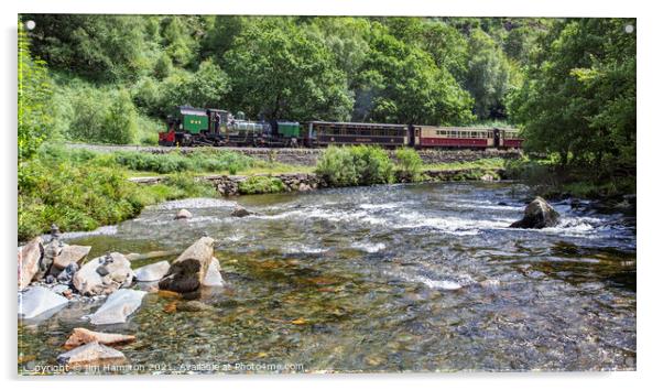 Snowdonia National Park Acrylic by jim Hamilton