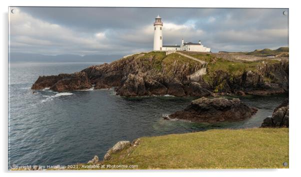 Fanad head and Lighthouse Donegal, Ireland Acrylic by jim Hamilton