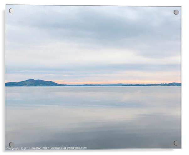 Serene Irish Fjord at Sunset Acrylic by jim Hamilton