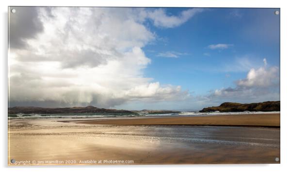 Marble Hill, Donegal Acrylic by jim Hamilton