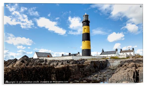 St.John's Lighthouse,Northern Ireland Acrylic by jim Hamilton