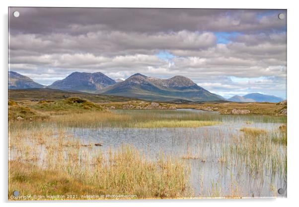 Beautiful Connemara, Ireland Acrylic by jim Hamilton