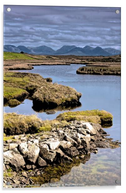 Connemara Acrylic by jim Hamilton