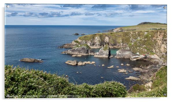 Dunquin harbour, Ireland Acrylic by jim Hamilton