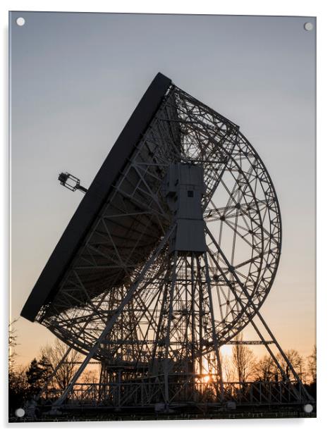 The Lovell Telescope Acrylic by Anthony Jones