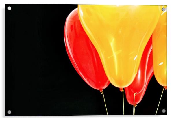 Balloons Acrylic by Ravindra Kumar
