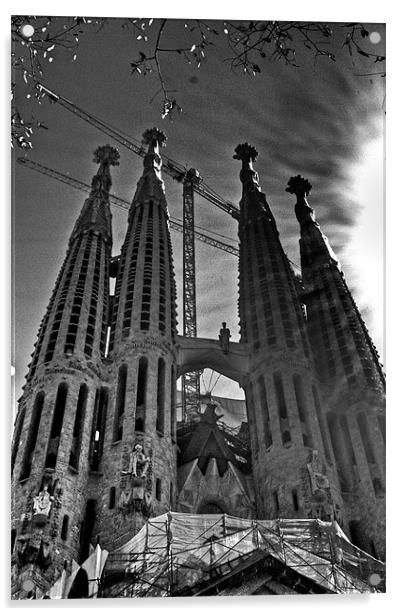 Sagrada Familia Acrylic by sam short