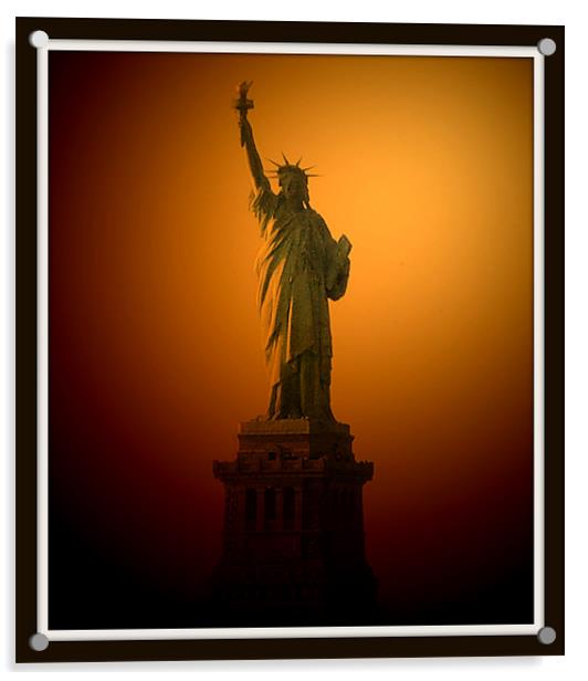 Statue of Liberty Acrylic by Terry Lee