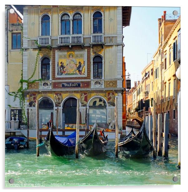 Palazzo Salviati on the Grand Canal, Venice Acrylic by Charles Kelly