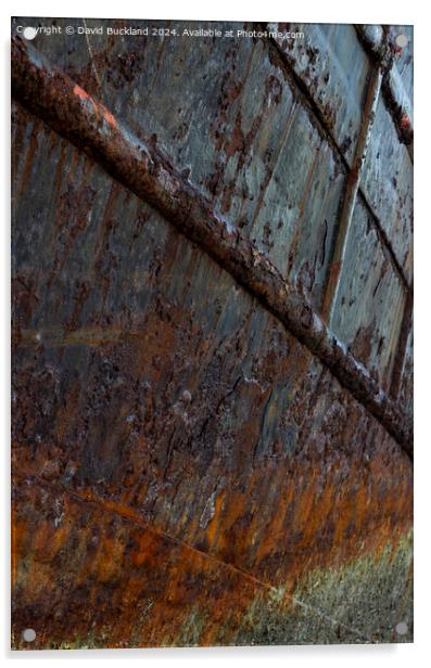 Rusty Hull Acrylic by David Buckland