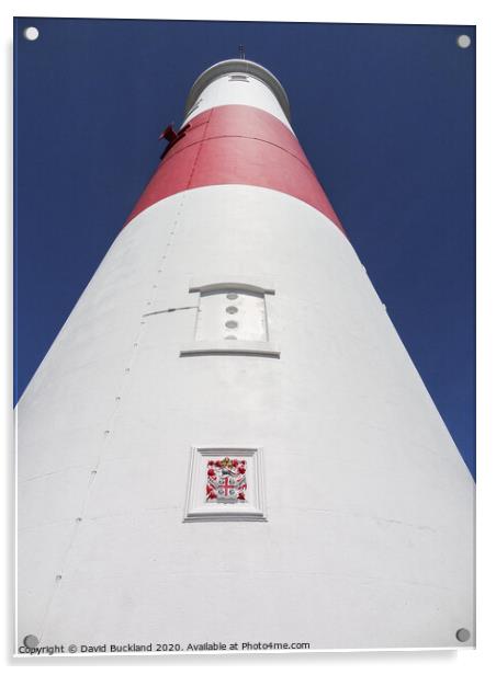 Portland Bill Lighthouse Acrylic by David Buckland