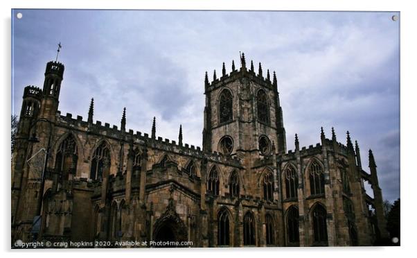 Beverley Cathedral Acrylic by craig hopkins