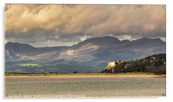 Harlech Castle, Wales Acrylic by Heather Sheldrick