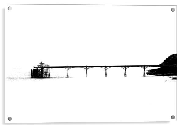 clevedon pier  Acrylic by Dave Sibley